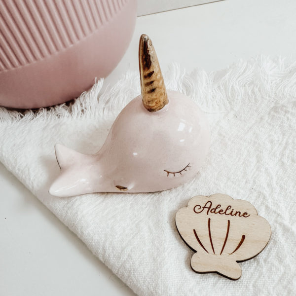 Marque places coquillage