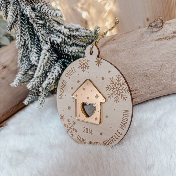 suspension Premier Noël dans notre nouvelle maison