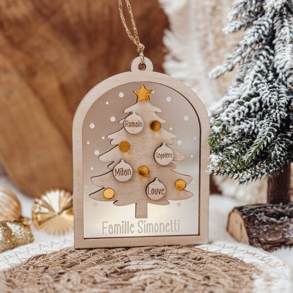 suspension sapin famille
