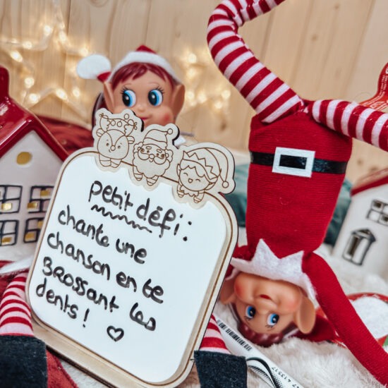 Ardoise effaçable lutin