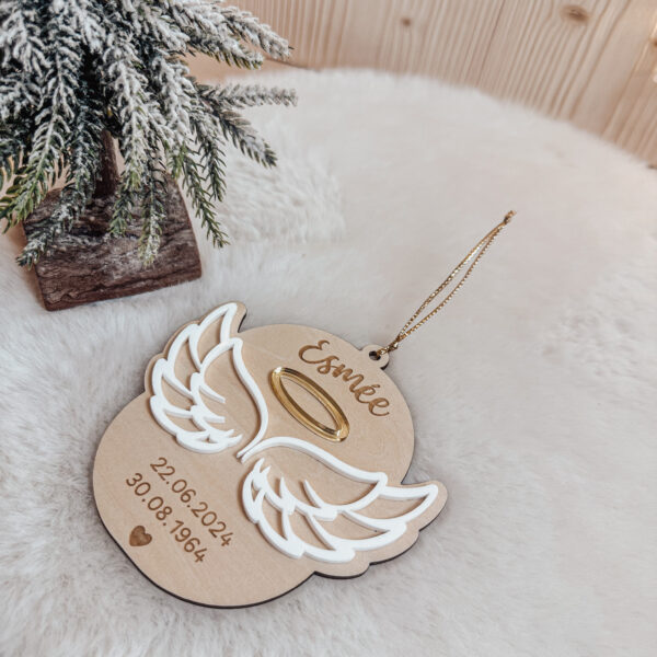 suspension ange ailes blanche