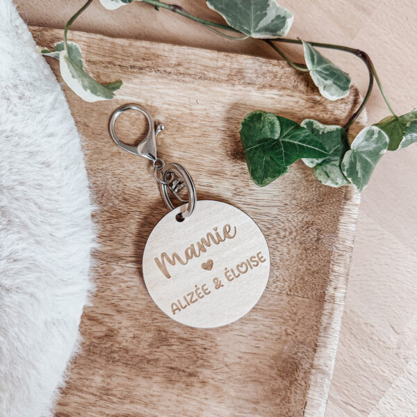 Porte clés rond