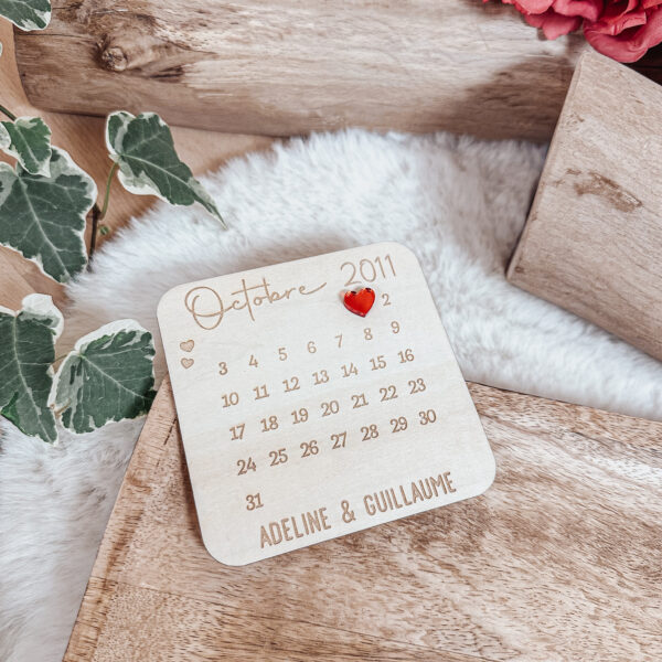 Magnet calendrier