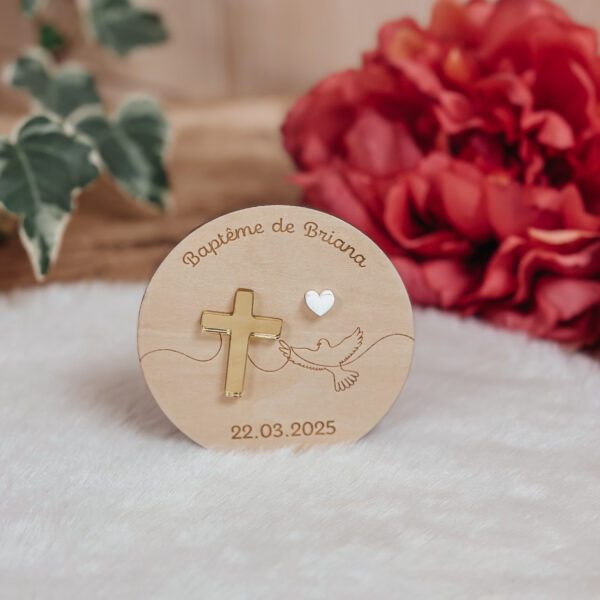 Magnet croix colombe