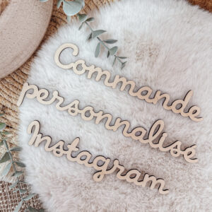 Commande personnalisé instagram