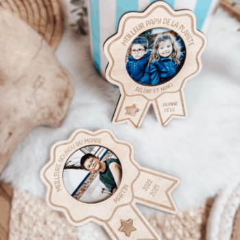 Magnet médaille photo