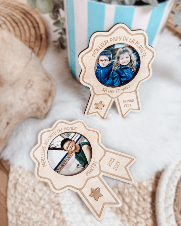 Magnet médaille photo