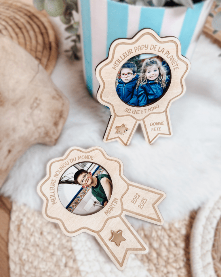 Magnet médaille photo